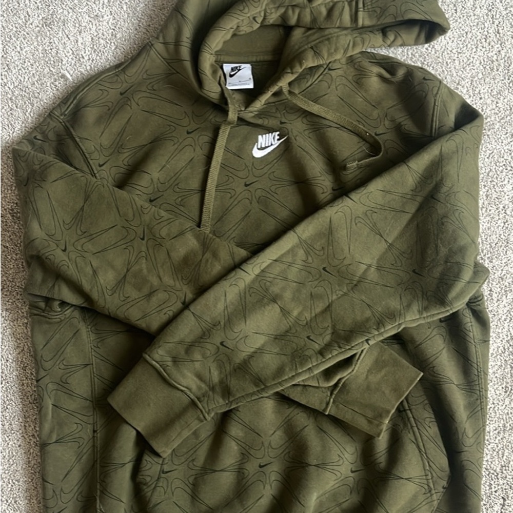 Nike Green Hoodie Sweatshirt